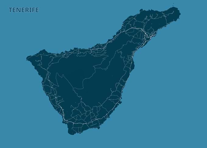 Tenerife Island Map