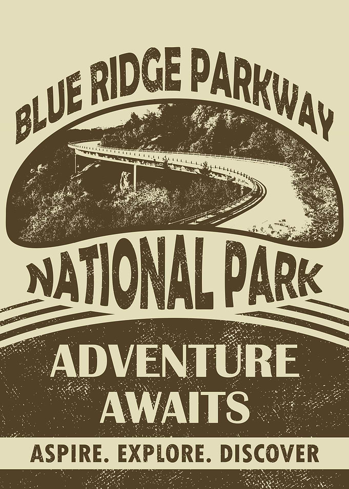 Blue Ridge Parkway National Park Poster
