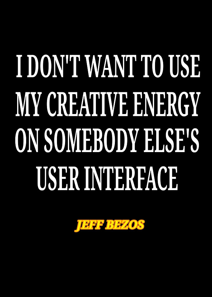 Jeff Bezos Quote: Creative Energy