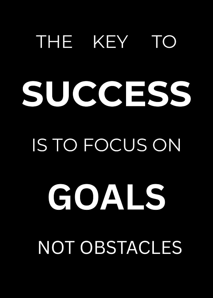 Success: Focus on Goals, Not Obstacles