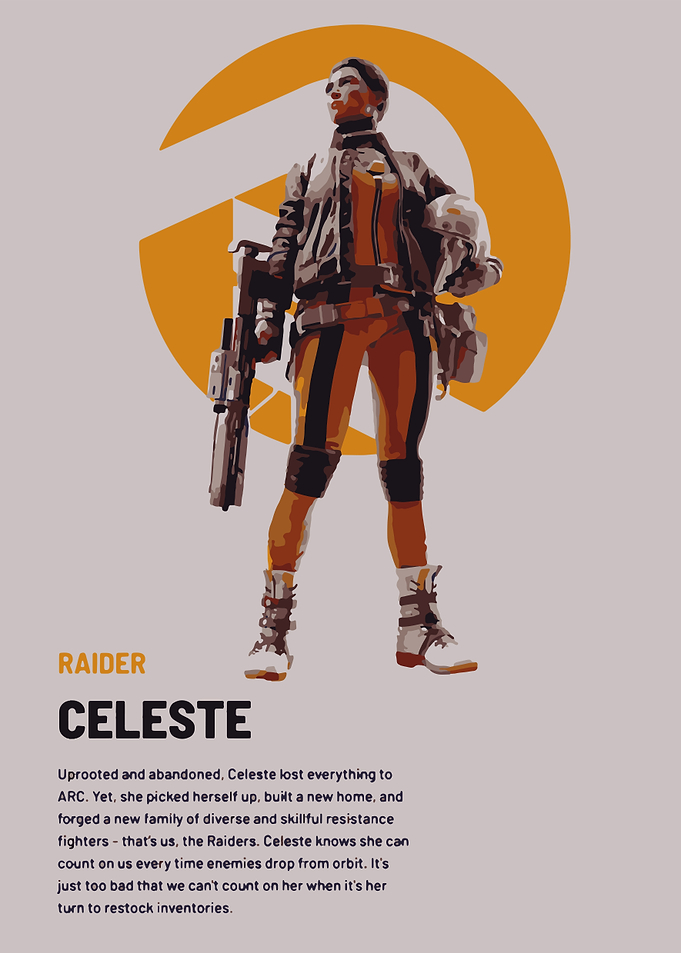 Raider Celeste Character Art