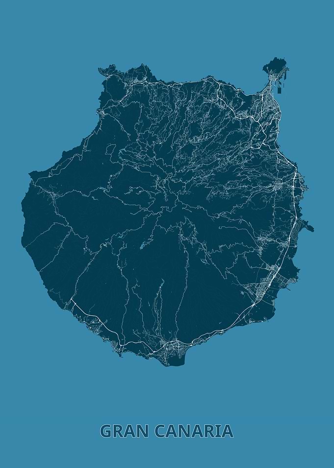 Gran Canaria Island Map