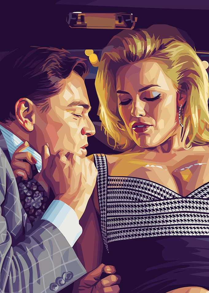 The Wolf of Wall Street Illustration