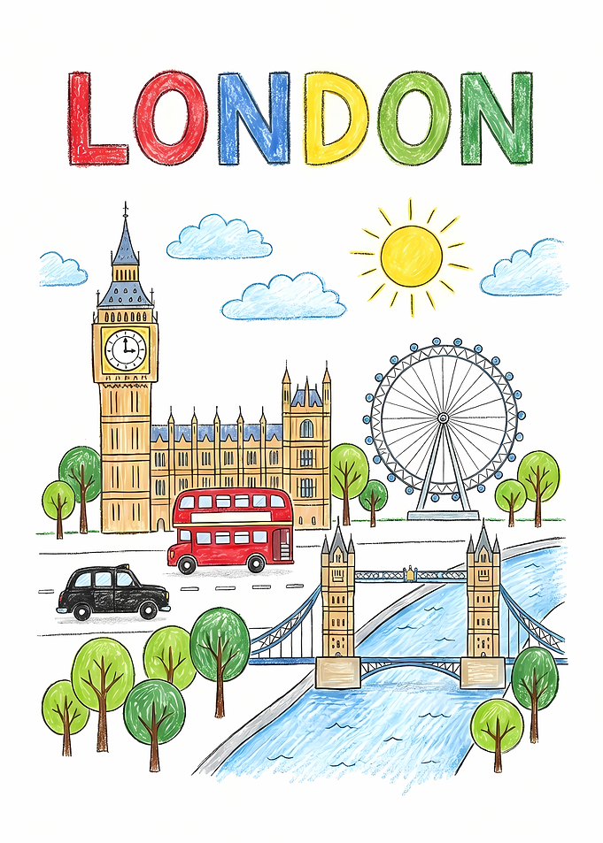 London Cityscape Illustration