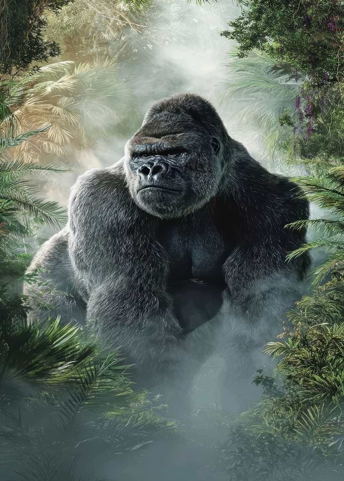 Gorilla in Jungle