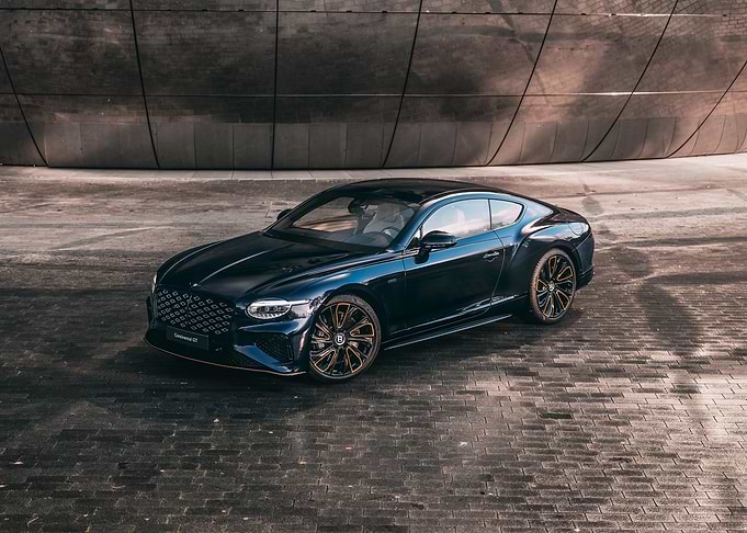 Dark Blue Bentley Continental GT Coupe