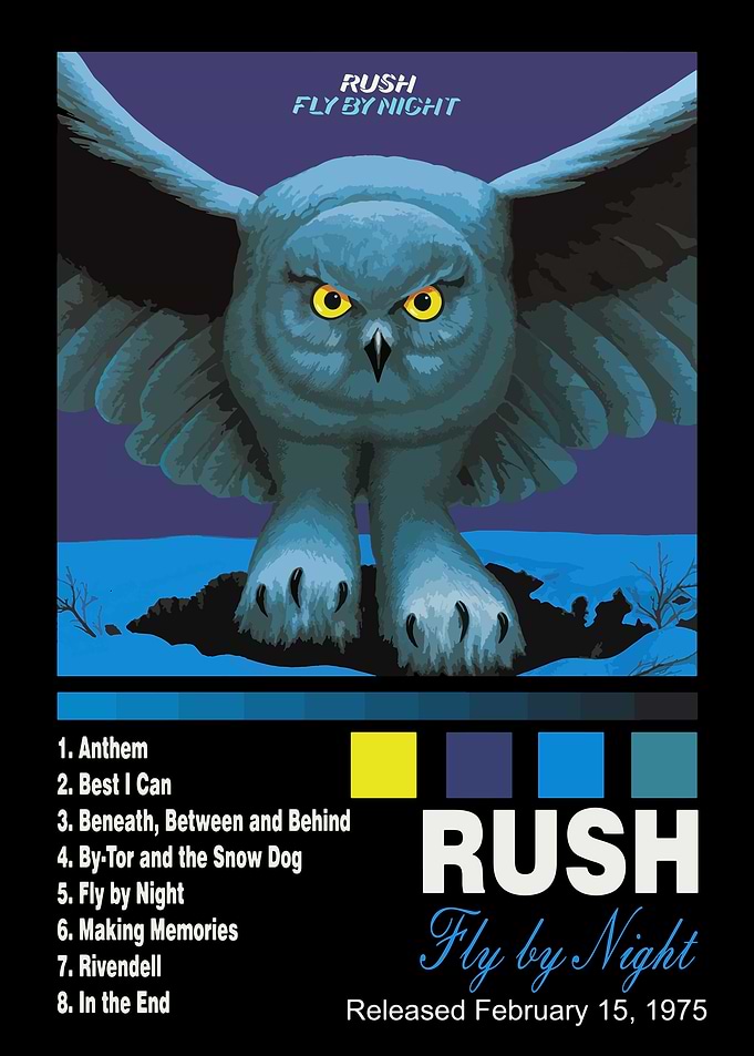 Rush Fly By Night Album Cover