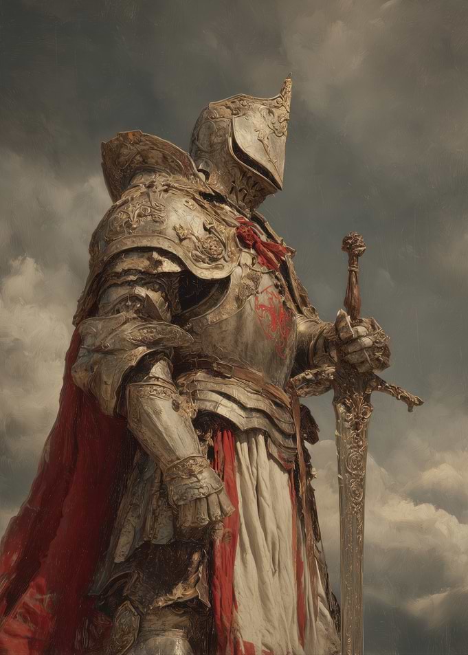 Medieval Knight with Sword
