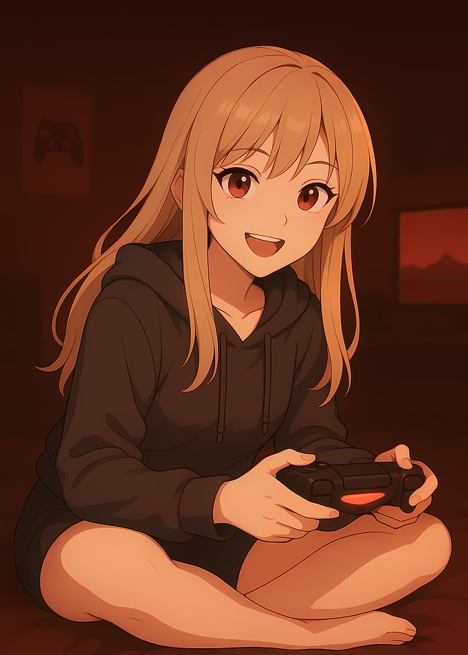 Anime Girl Gaming