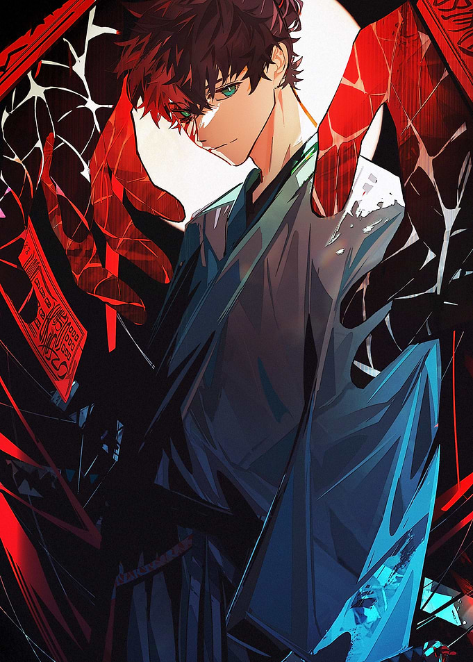 Anime Man in Kimono