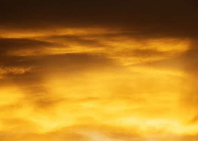Golden Sunset Sky