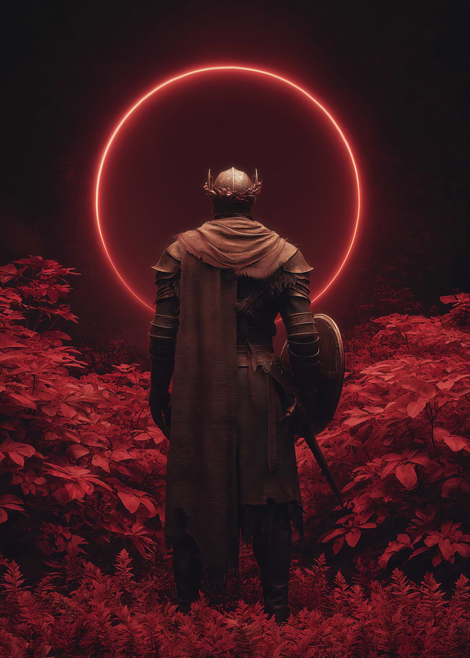 Knight with Red Circle
