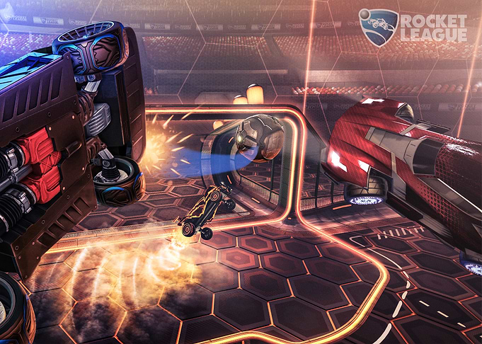 Rocket League In-Game Action