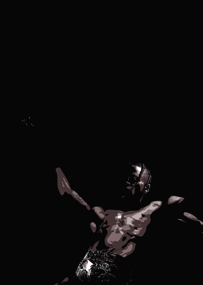 Travis Scott Dark Silhouette