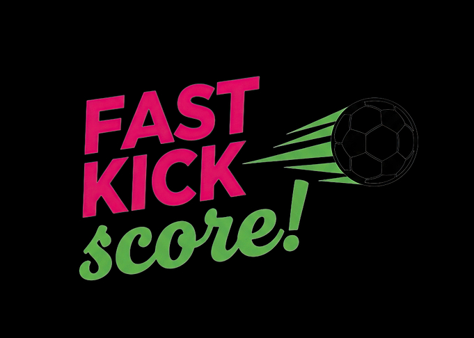 Fast Kick Score Soccer Graphic