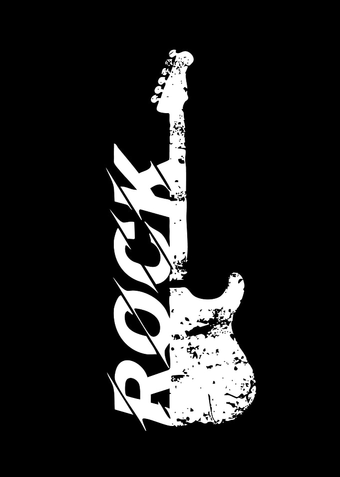 Rock Guitar Silhouette