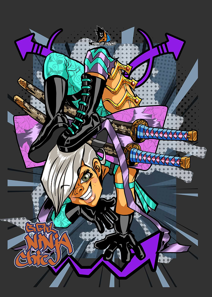 B.Girl Ninja Chic