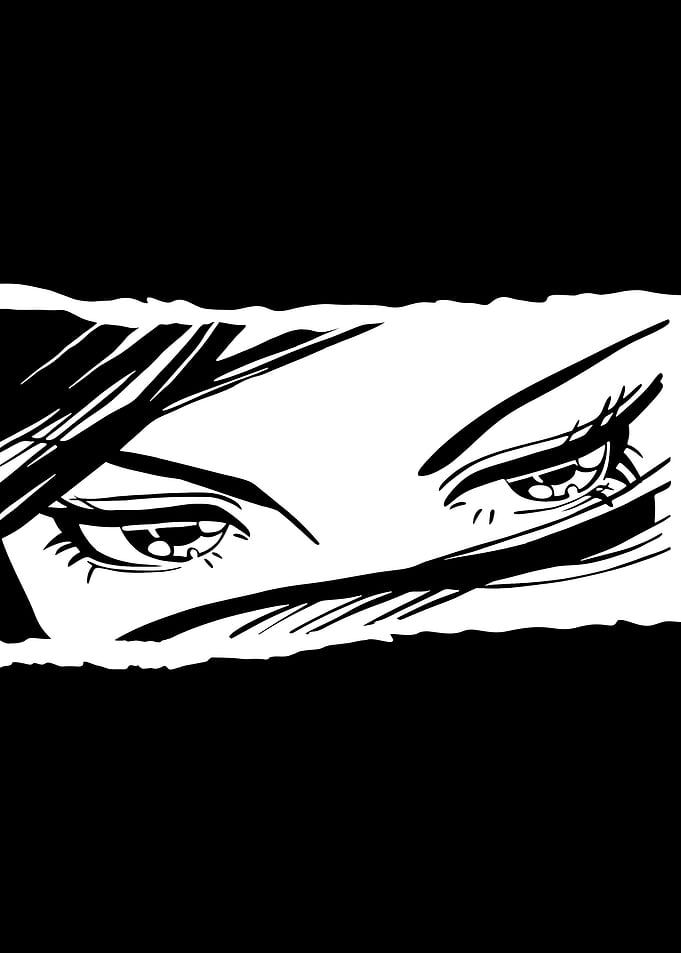 Eyes in Black and White