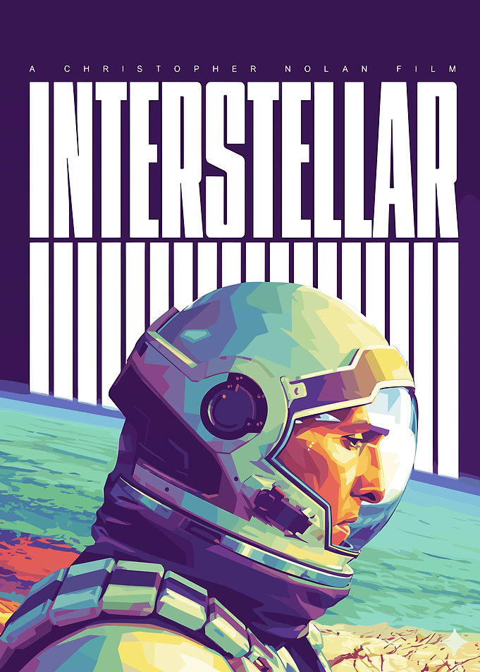 Interstellar Movie Poster Art