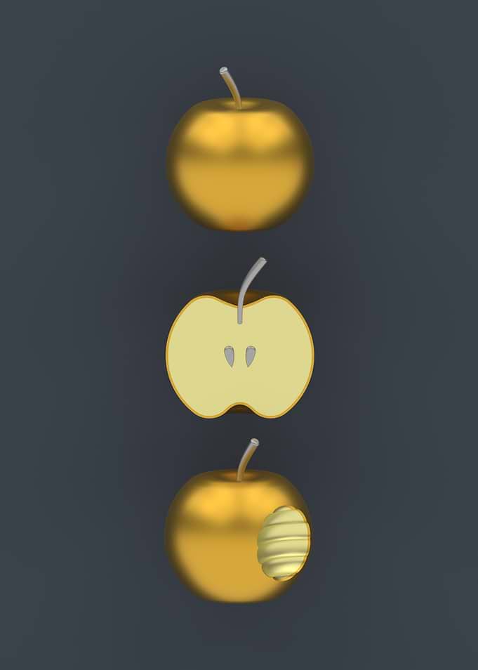 Golden Apples Still Life
