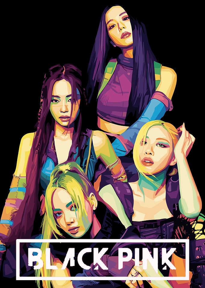 Blackpink Pop Art Portrait