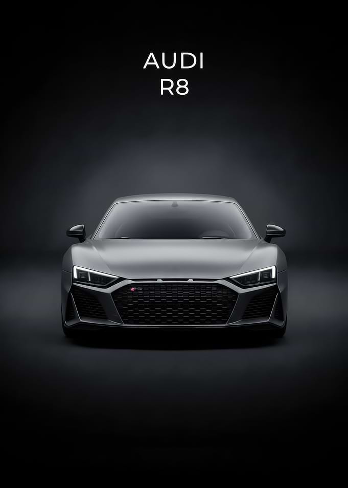 Audi R8 Front poster