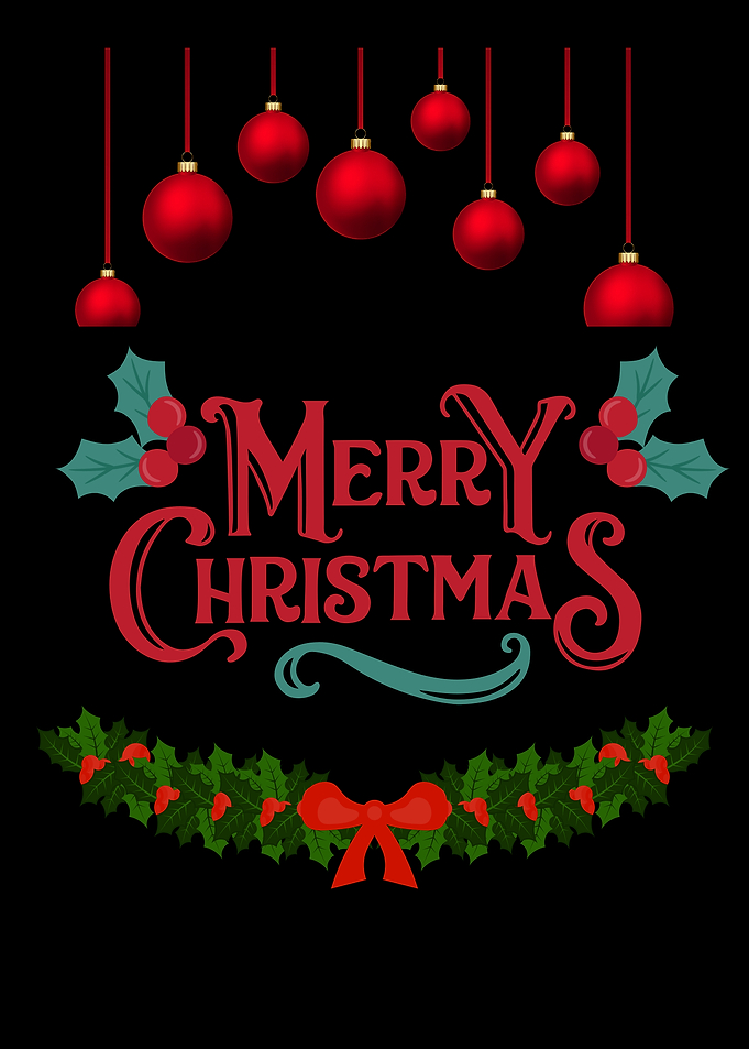 Merry Christmas Holiday Decoration