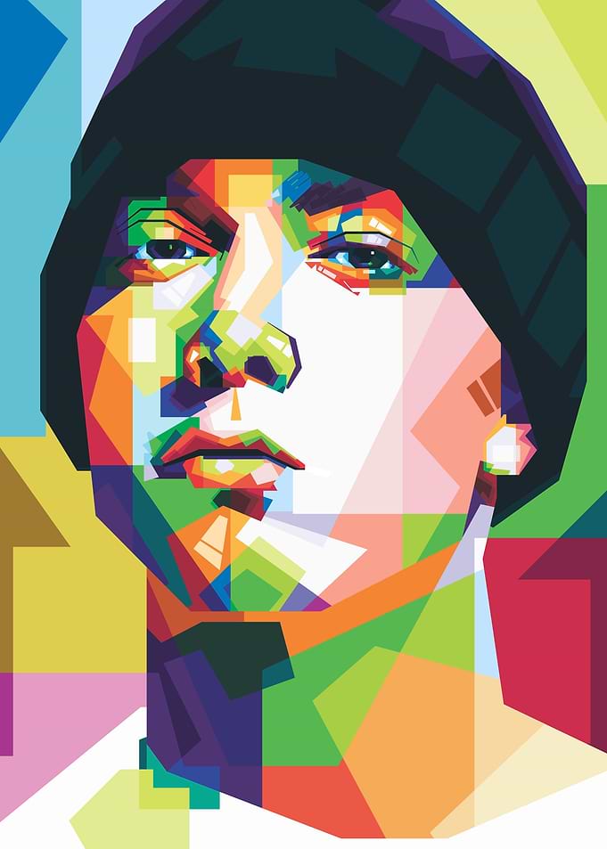 American Rapper Pop Art