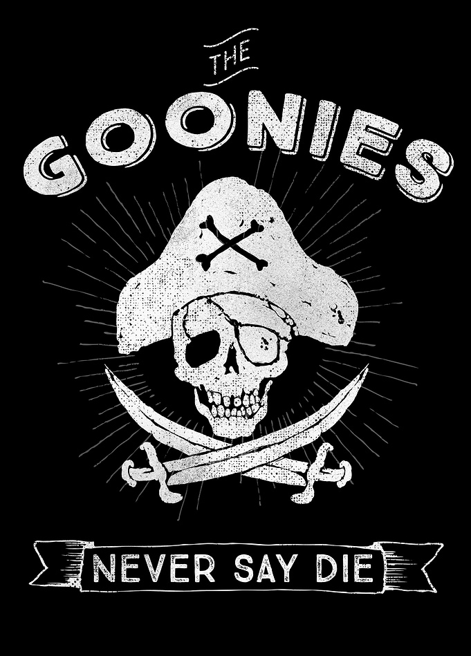 Goonies Pirate Skull Never Say Die