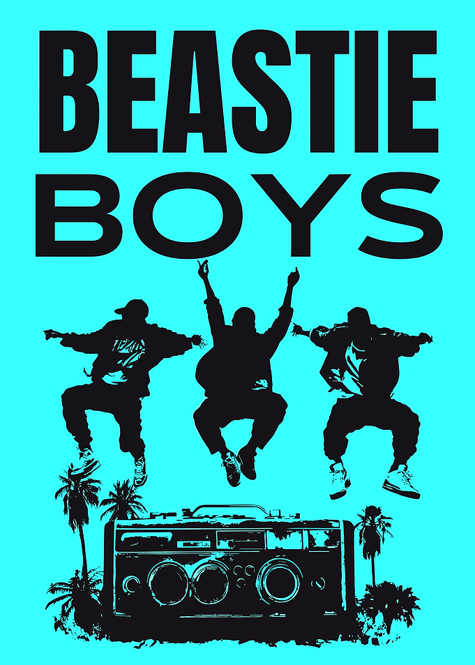 Beastie Boys Silhouette Poster