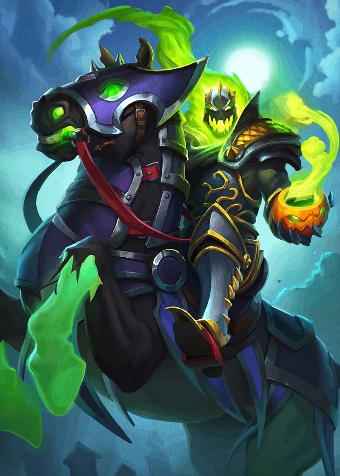 Headless Horseman with Pumpkin