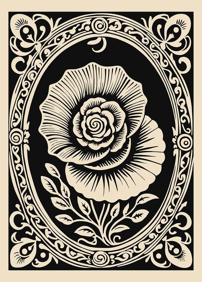 Ornate Floral Illustration
