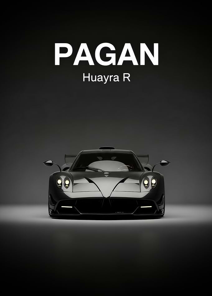 Pagani Huayra R Front poster