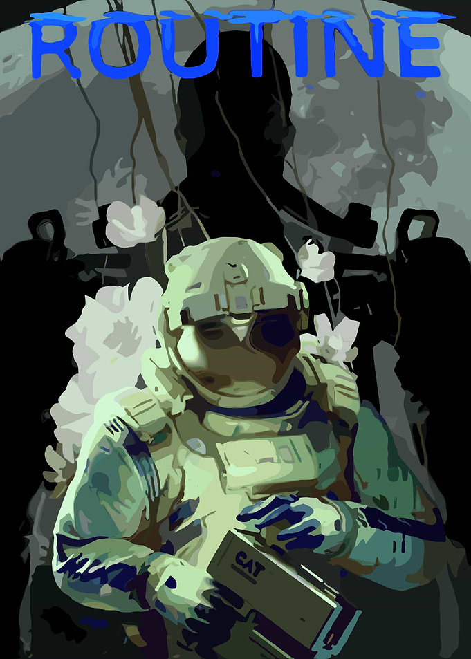 Routine: Astronaut in Space Suit