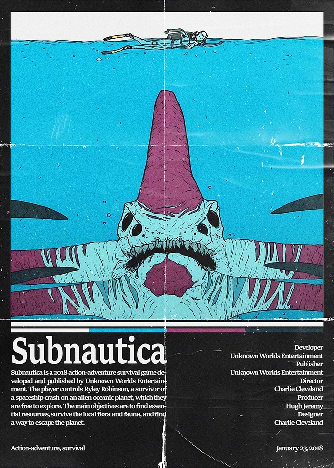 Subnautica Game Poster