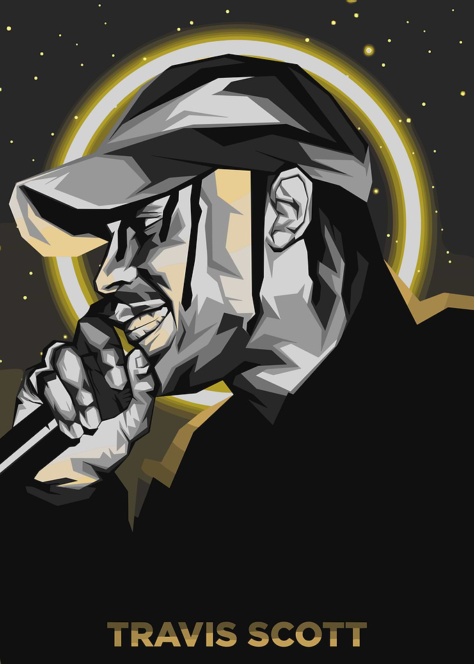 Travis Scott Illustration