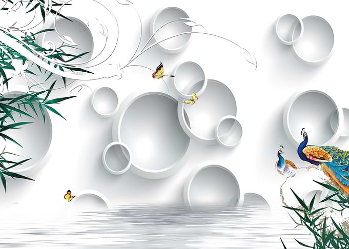 Peacocks, Butterflies, and Circular Abstraction