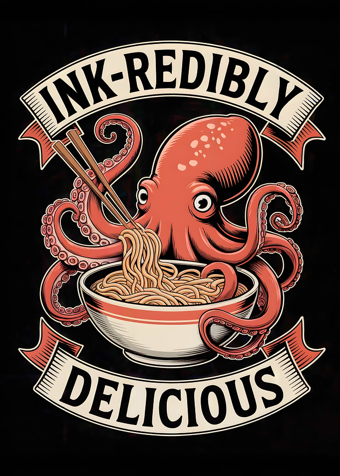 Ink-redibly Delicious Octopus Ramen