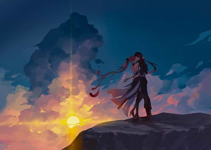 Couple at Sunset