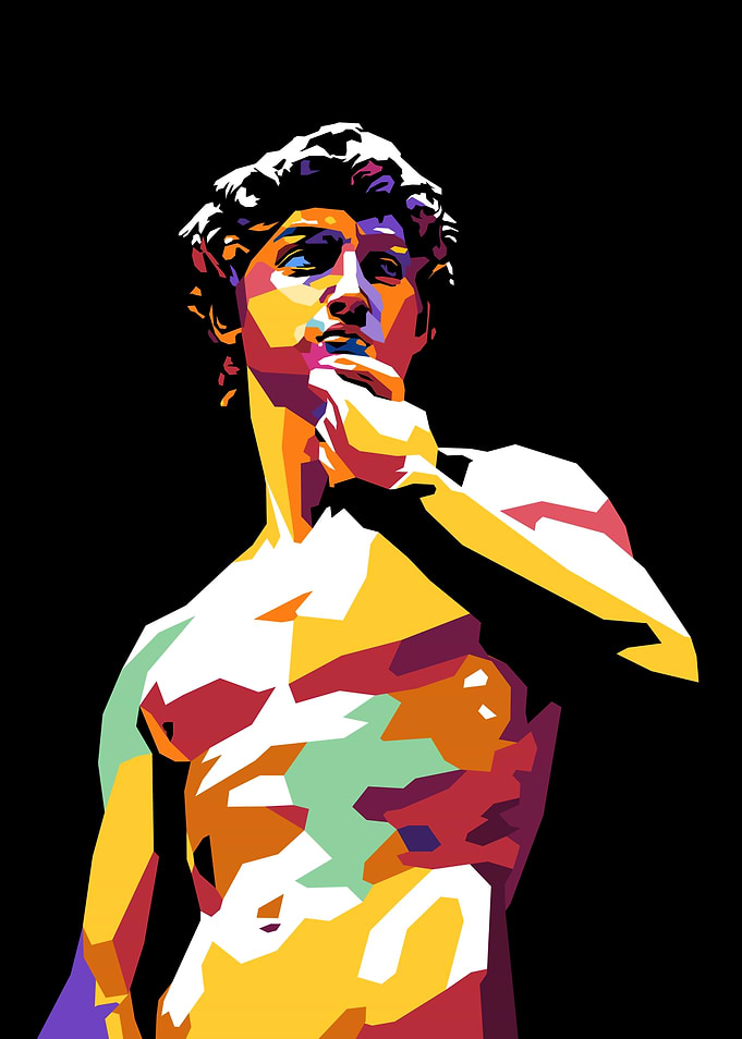 David Statue Pop Art
