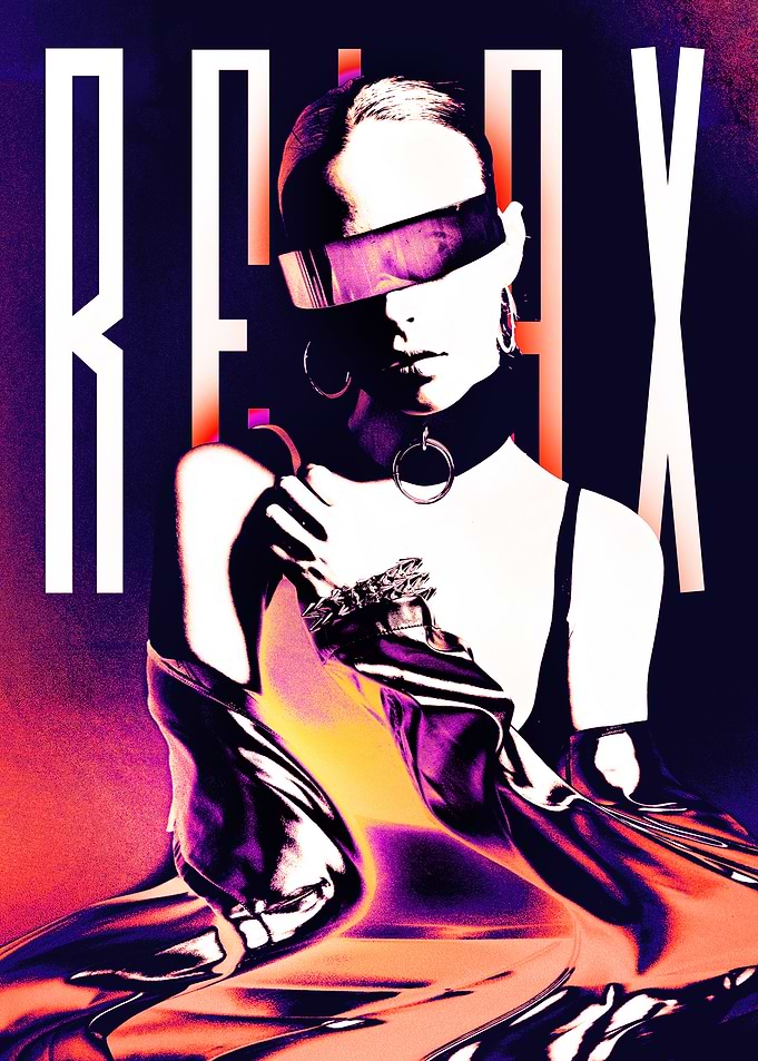 Relax: Cyberpunk Fashion Portrait