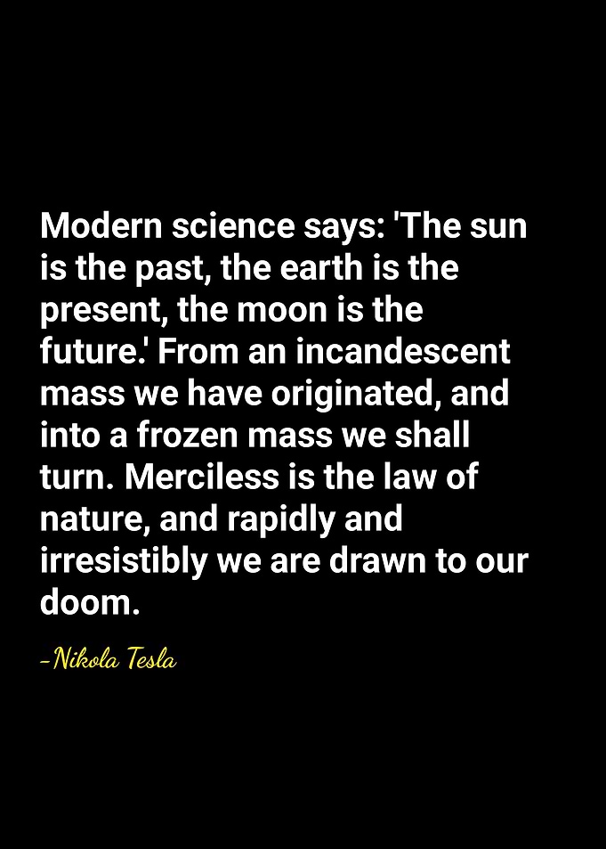 Nikola Tesla Quote on Science