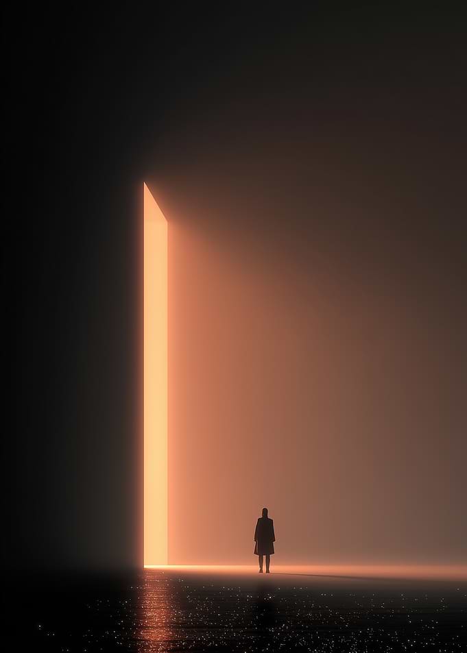Figure at the Doorway of Light