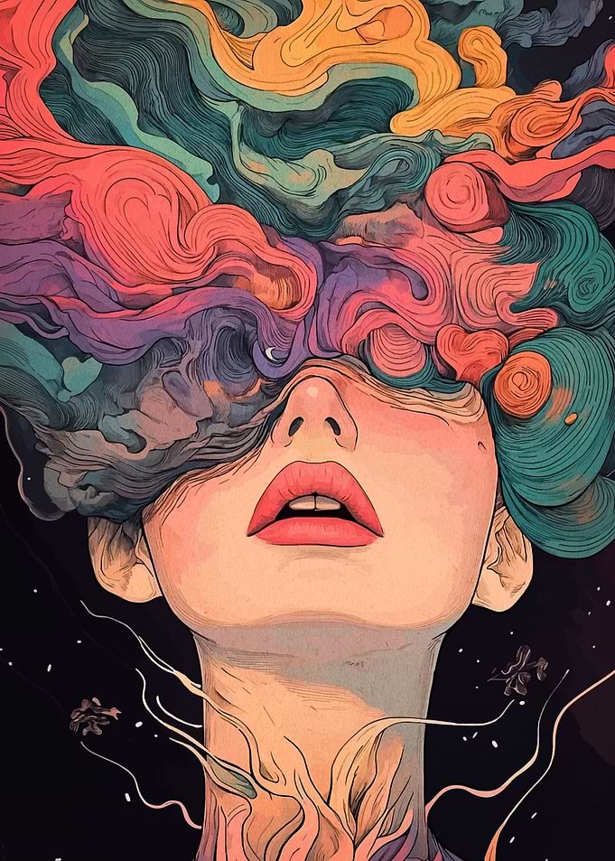 Colorful Mindscape Portrait