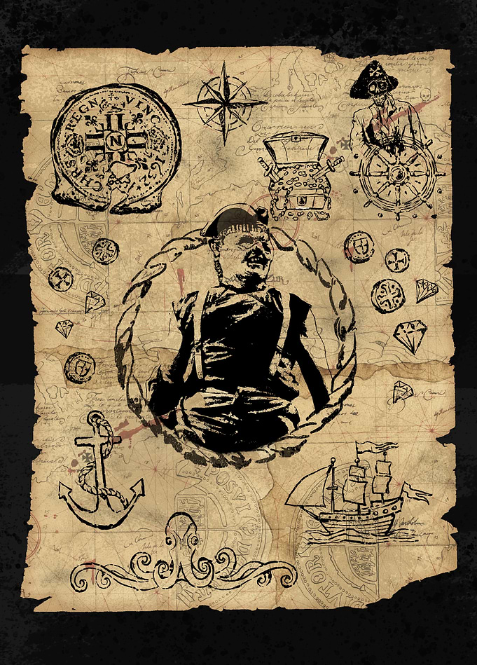 Sloth's Goonies Treasure Map