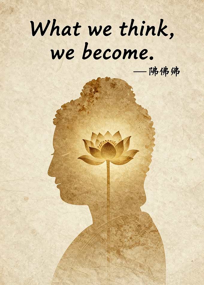 What We Think We Become Buddha