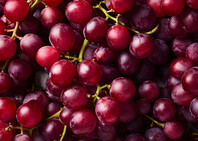 Fresh Red Grapes