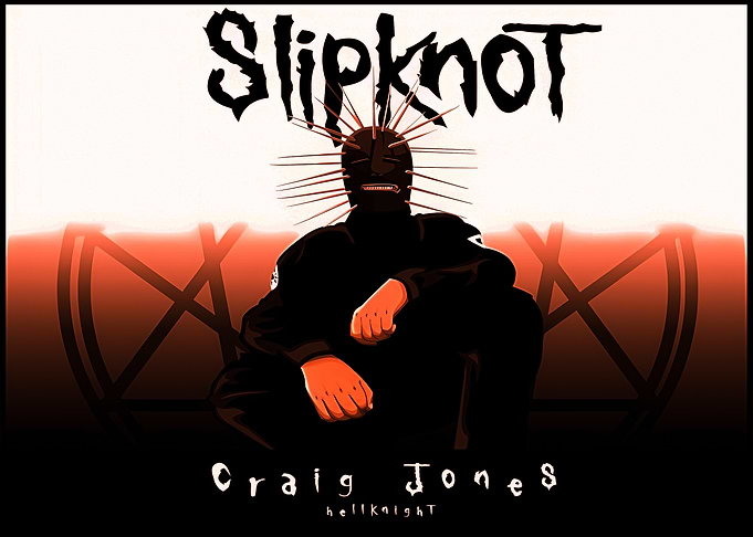 Craig Jones of Slipknot Illustration