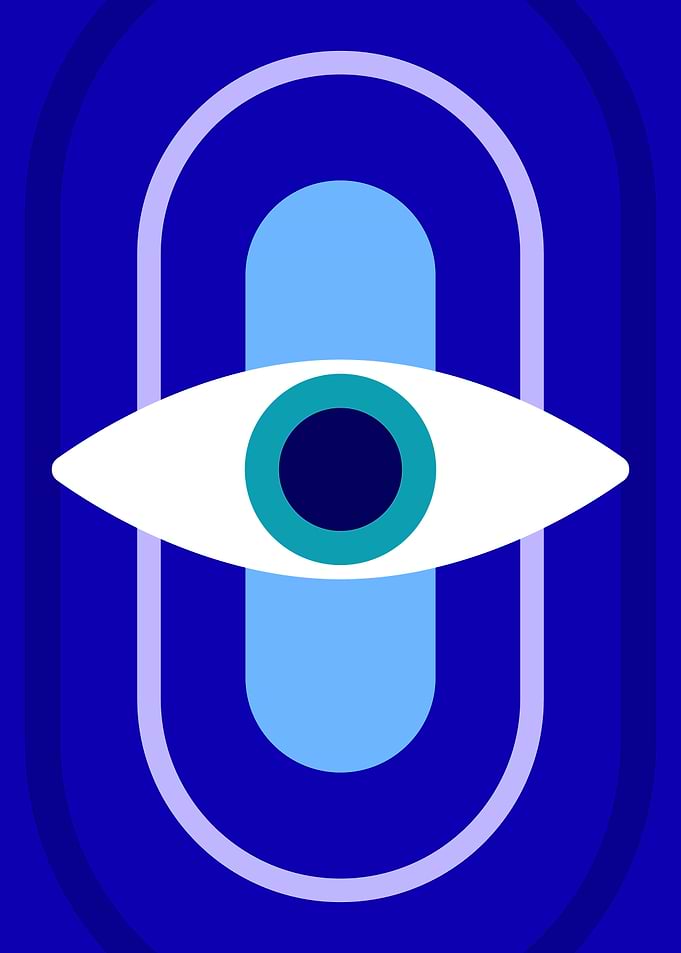 Abstract Eye Geometric Design