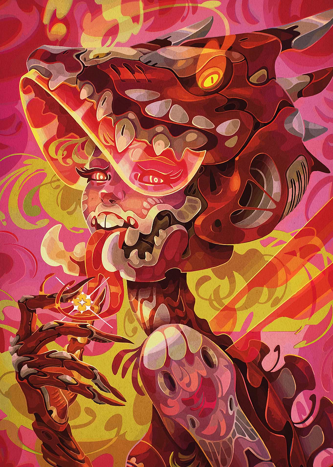 Dragon Girl Fantasy Art